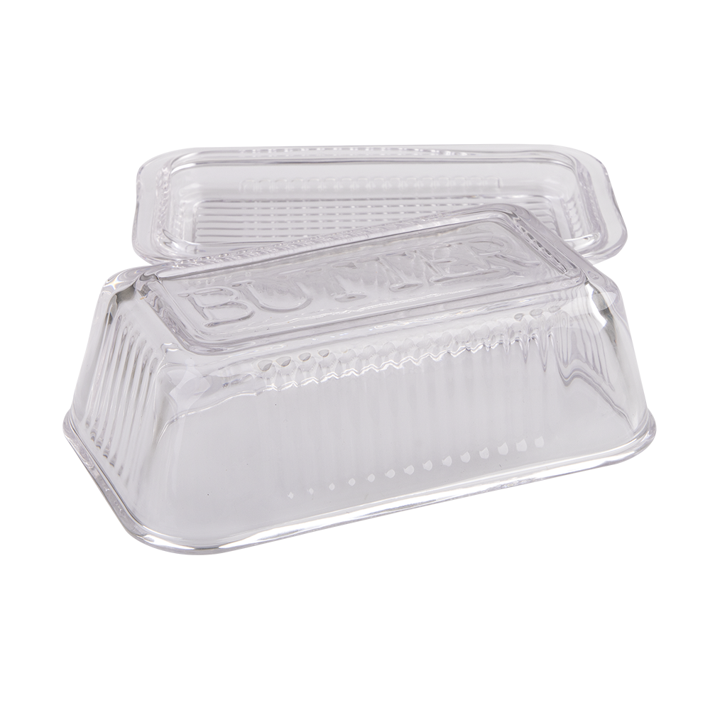 KitchenWorks Glass Butter Dish