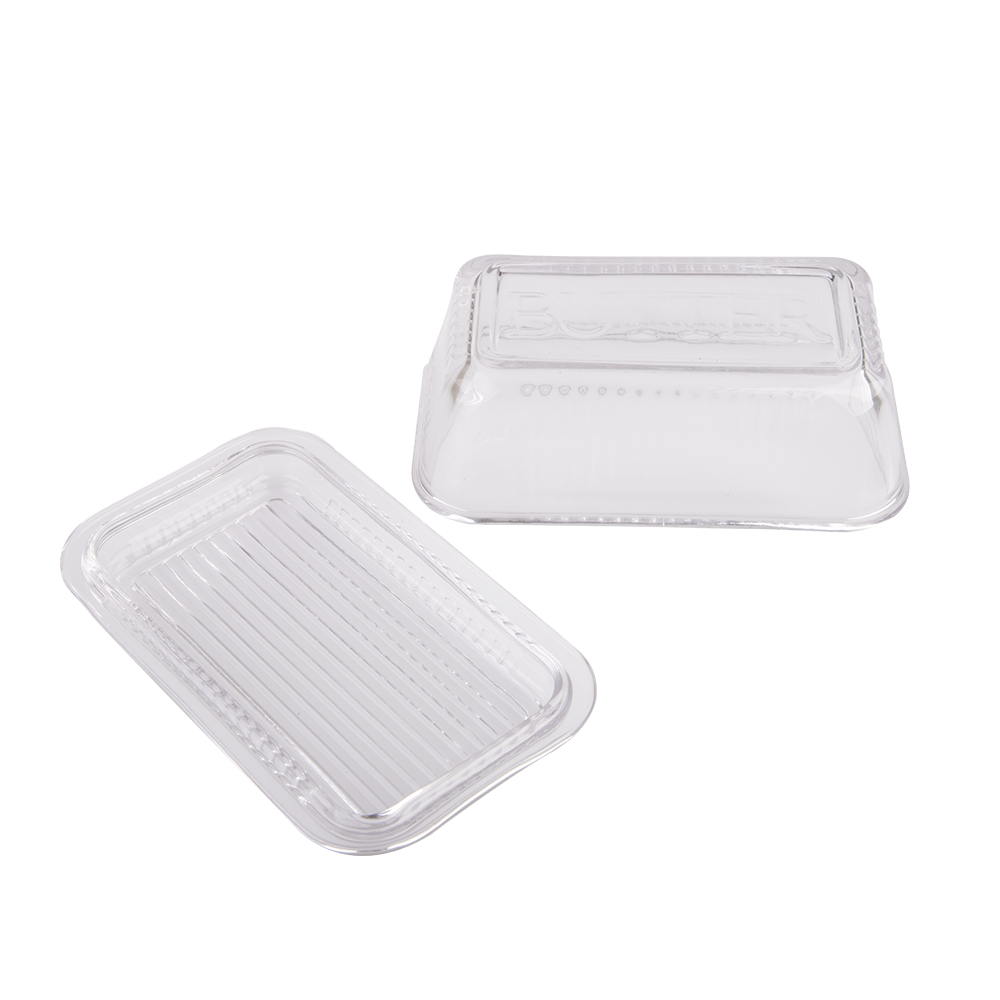 KitchenWorks Glass Butter Dish