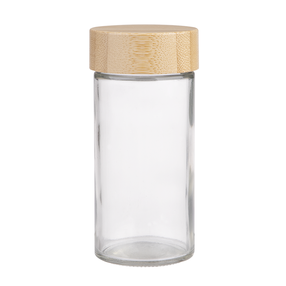 Appetito Round Spice Jar with Bamboo Lid 85ml