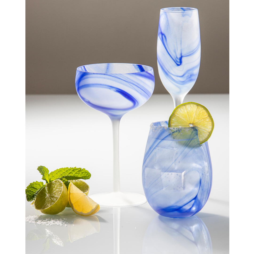 Tempa Skylar Ocean 2pk Champagne Glass