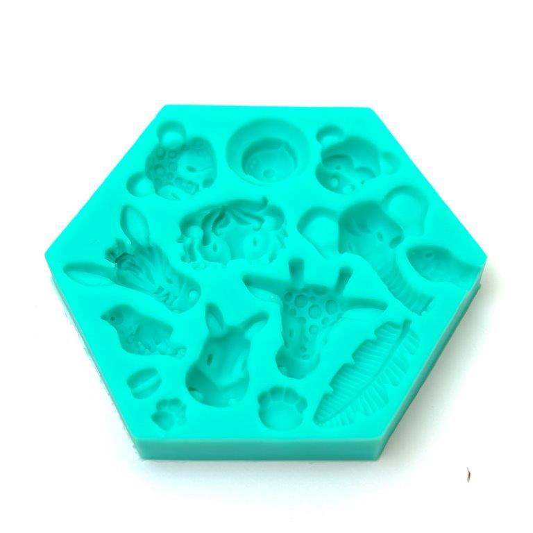 Bake Group Silicone Mould Jungle Animals