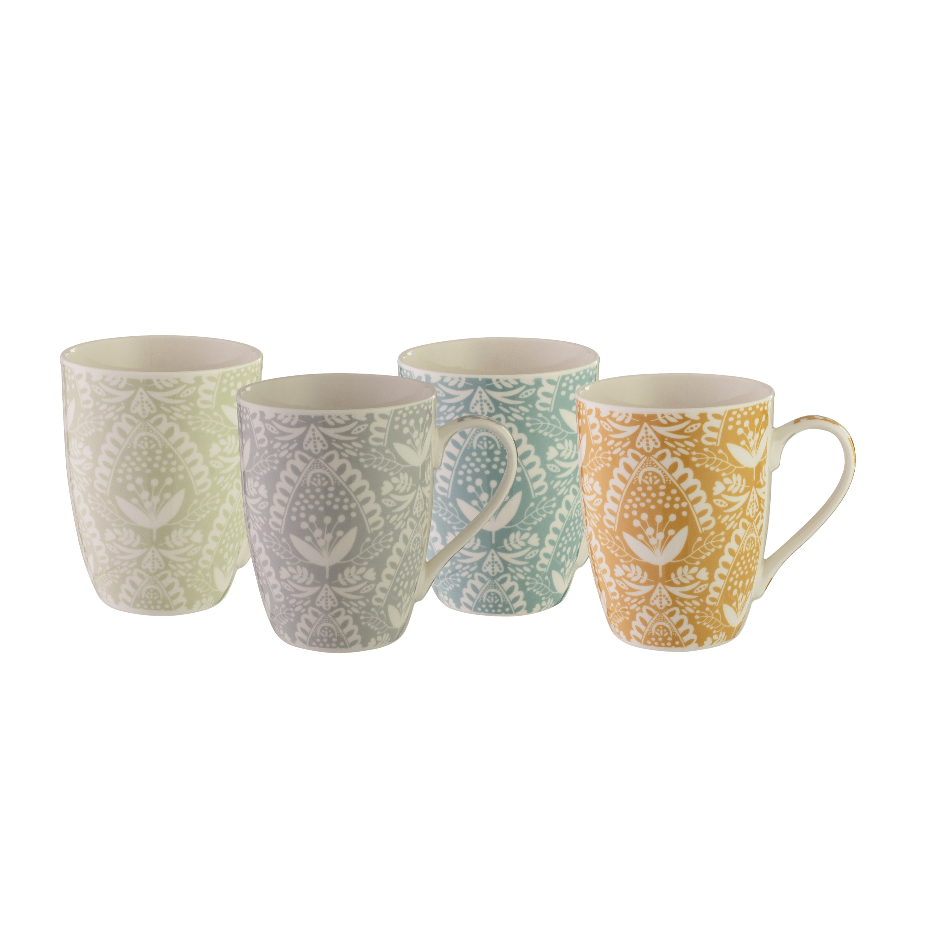 Bundanoon Coupe Mug 355ml Set of 4 Lace