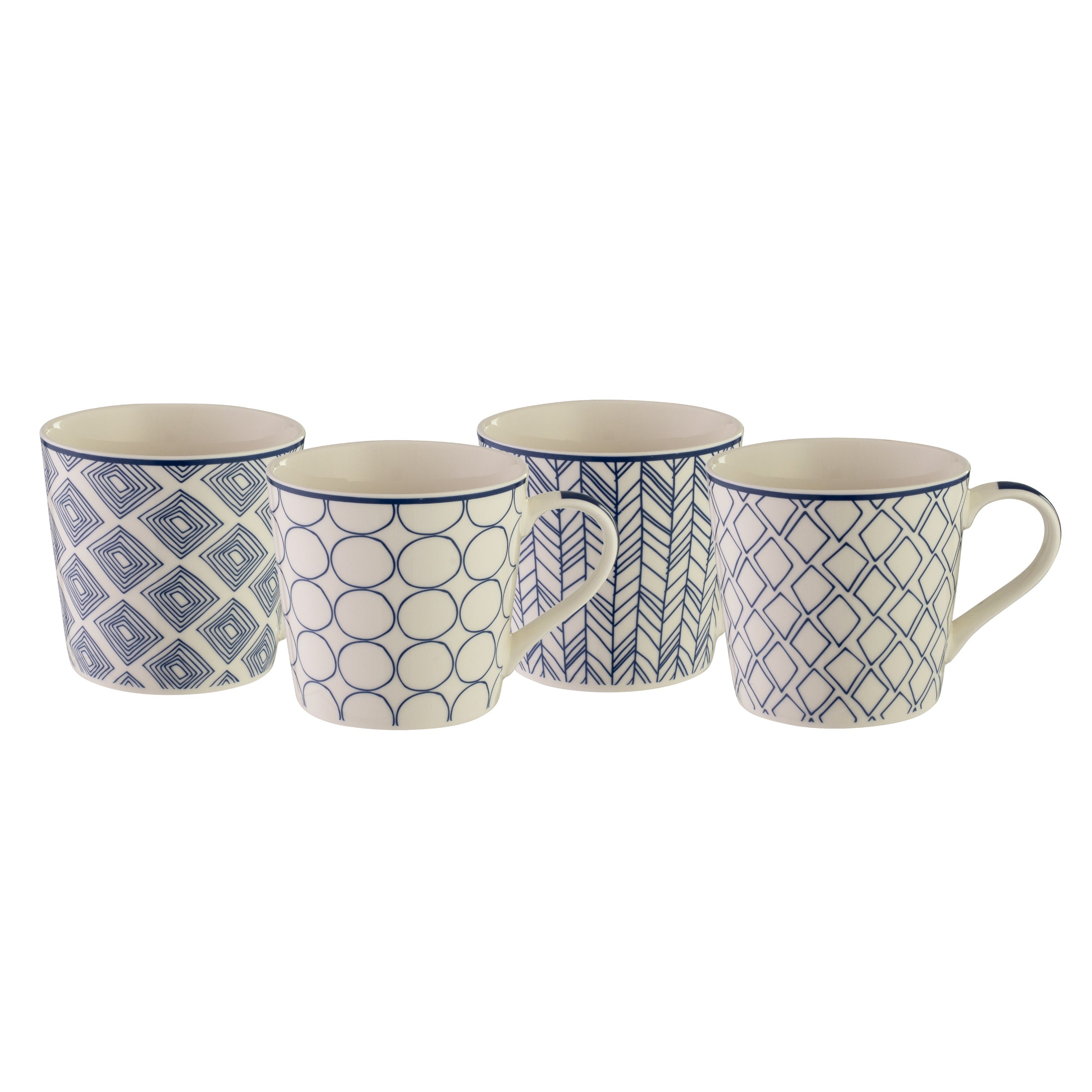 Bundanoon Mod Mug 400ml Set of 4 Contempo