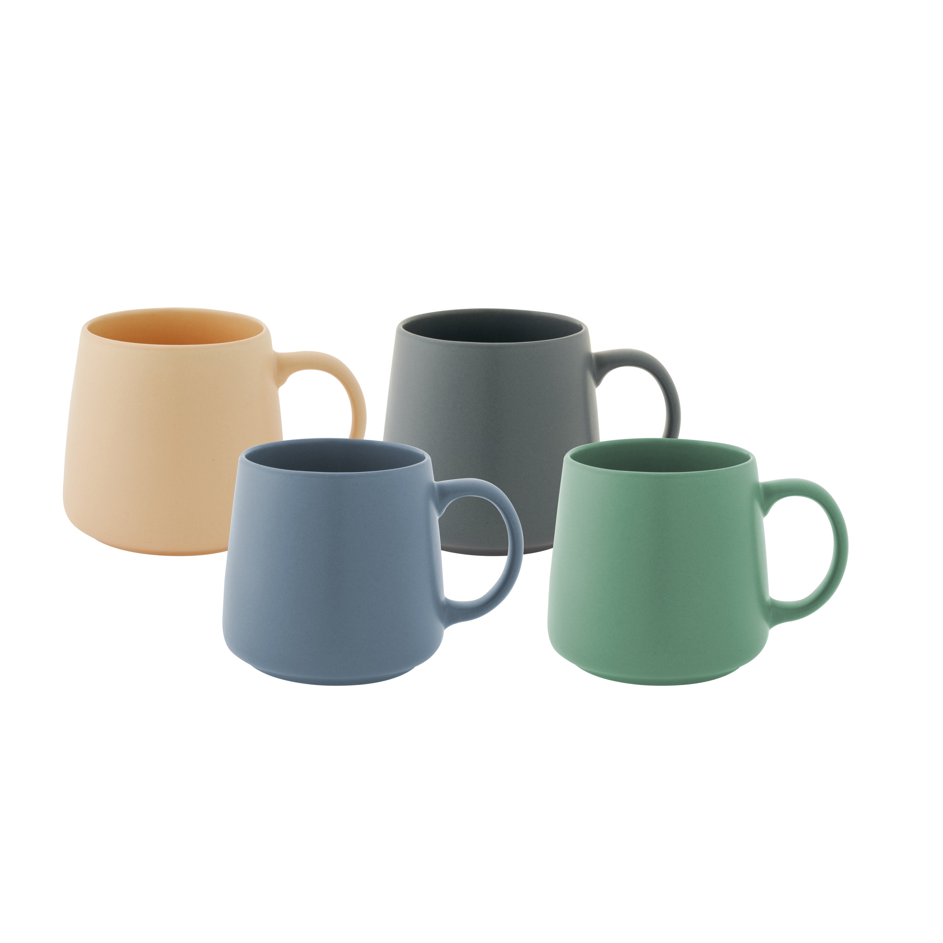 Bundanoon Tapered Mug 400ml Set of 4 Solid
