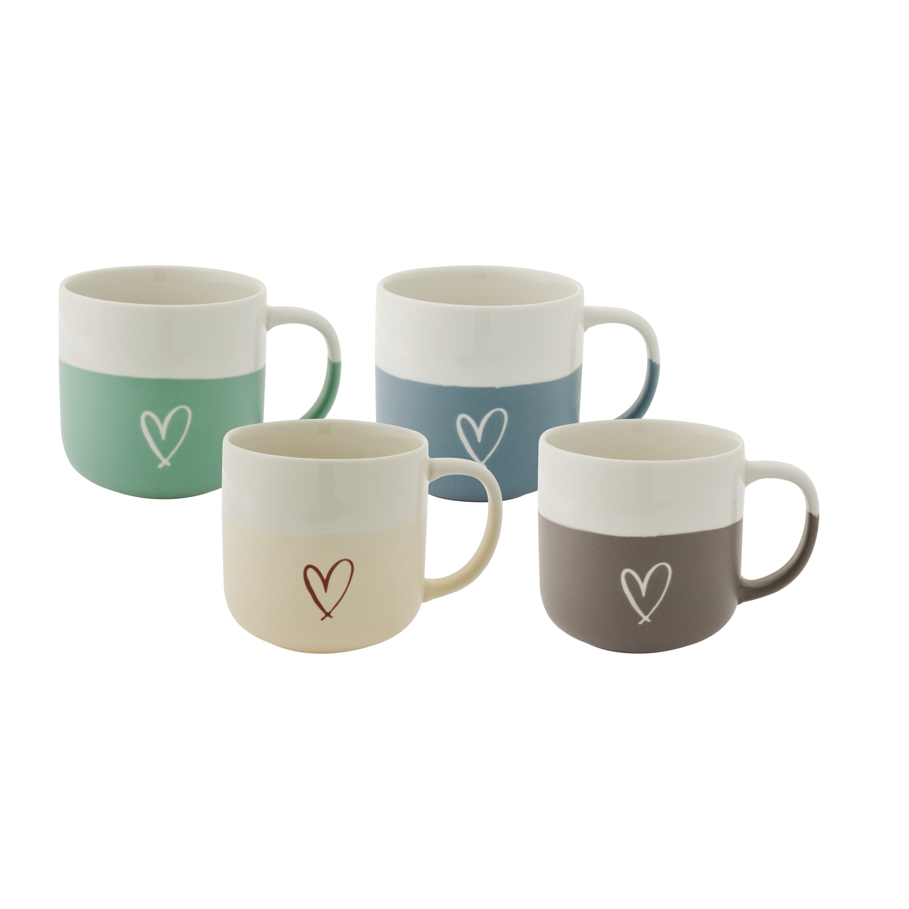 Bundanoon Classic Mug 400ml Set of 4 Hearts