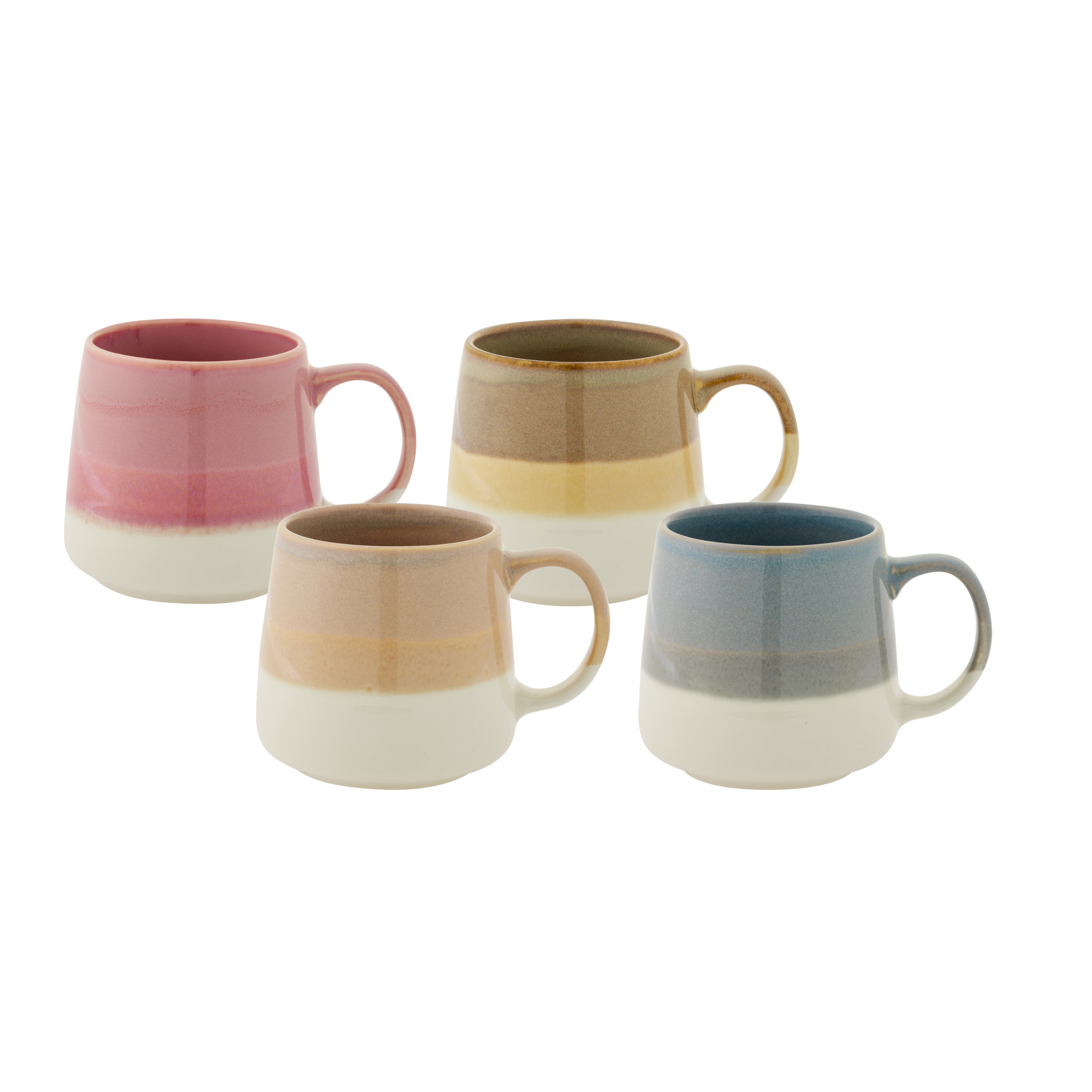 Bundanoon Tapered Mug 400ml Set of 4 Reactive Band