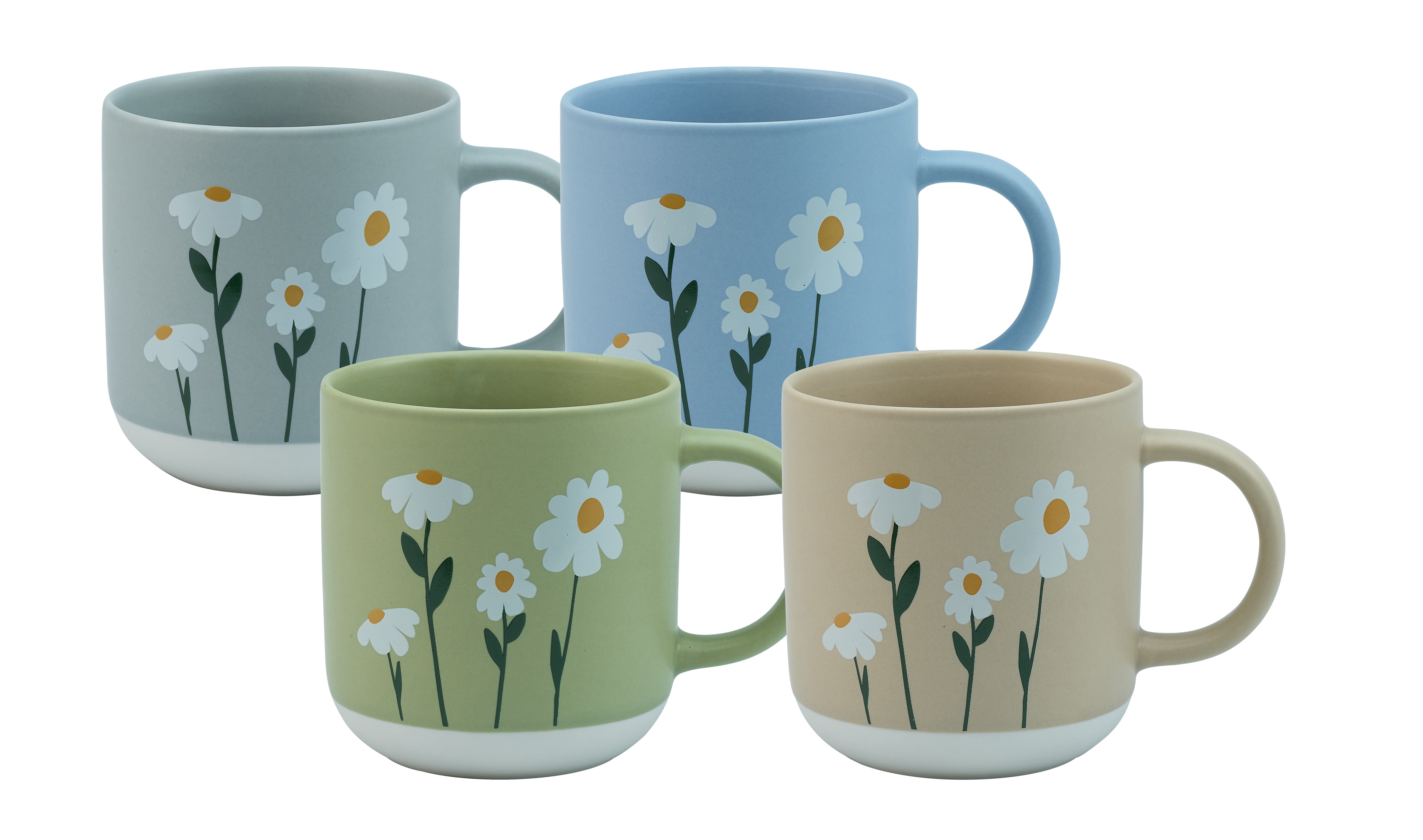 Bundanoon Classic Mug 365ml Set of 4 - Daisy
