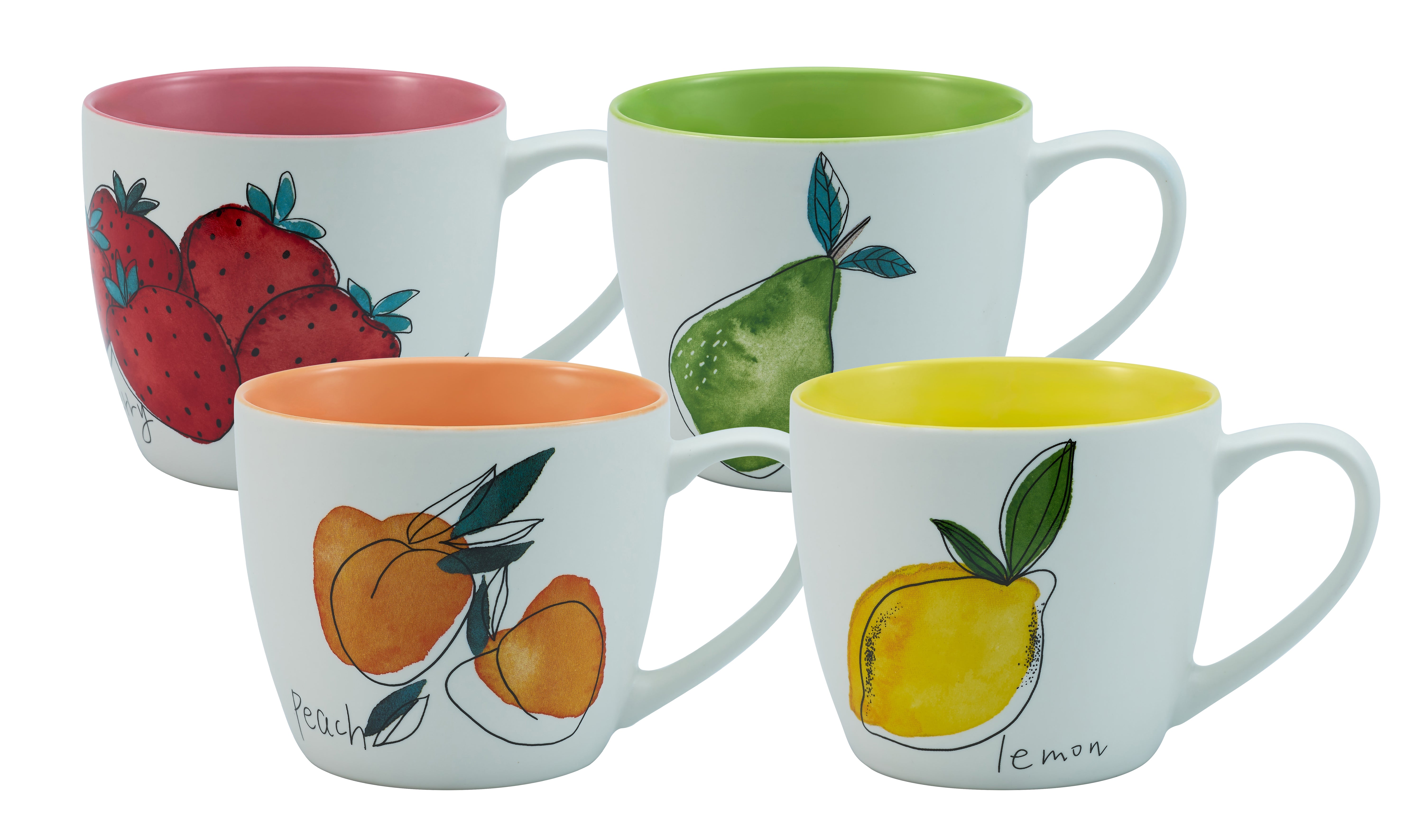 Bundanoon Mega Classic Mug 520ml Set of 4 - Fruity