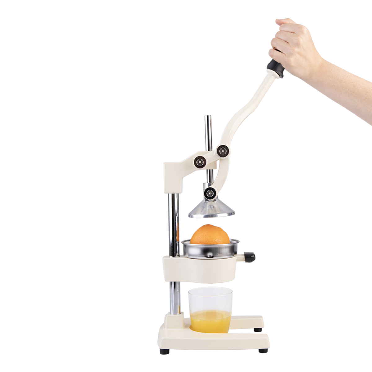 Integra Cast Iron Commercial Manual Juicer - White