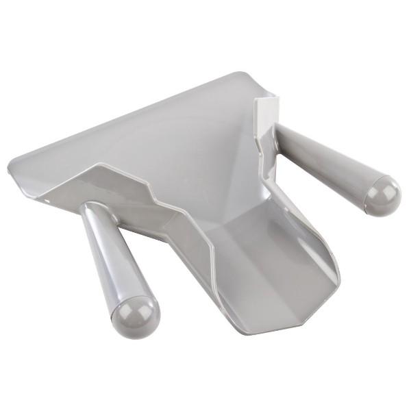 KH Classik Chef Chip Scoop Dual Handle Plastic Grey