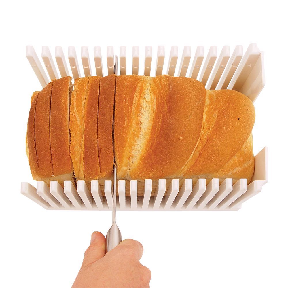 Appetito Bread Slicer Cutting Guide - White