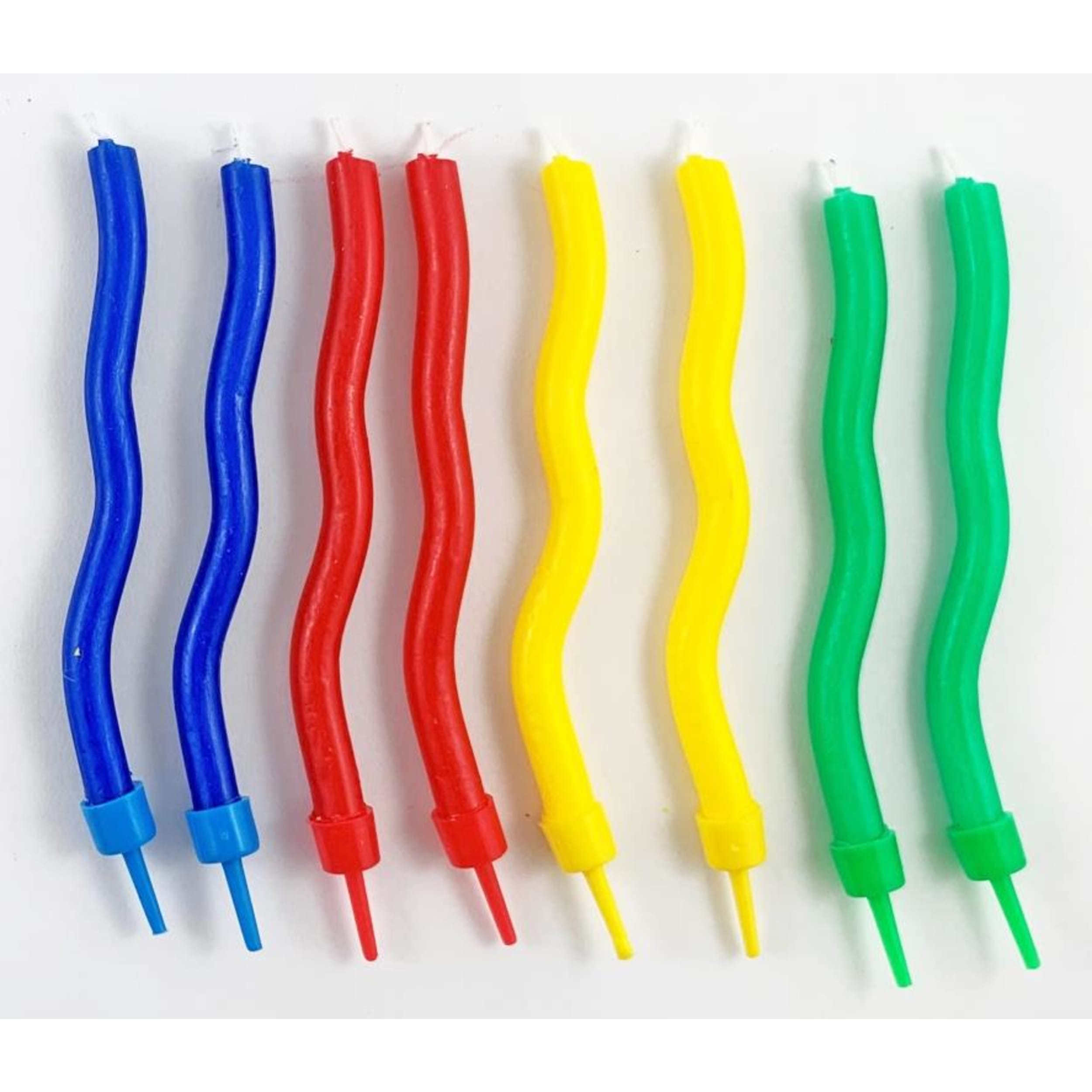 Occasions Zig Zag Candles (8 Pack)