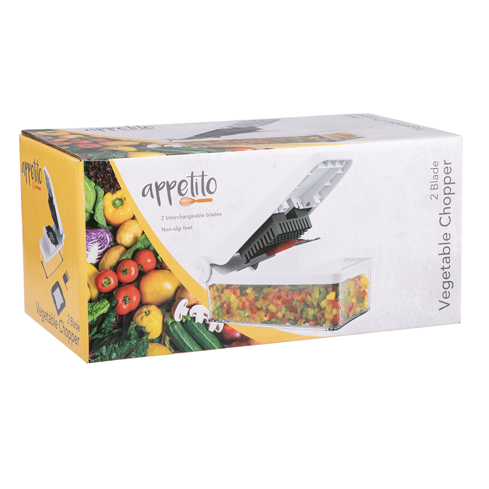 Appetito 2 Blade Vegetable Chopper