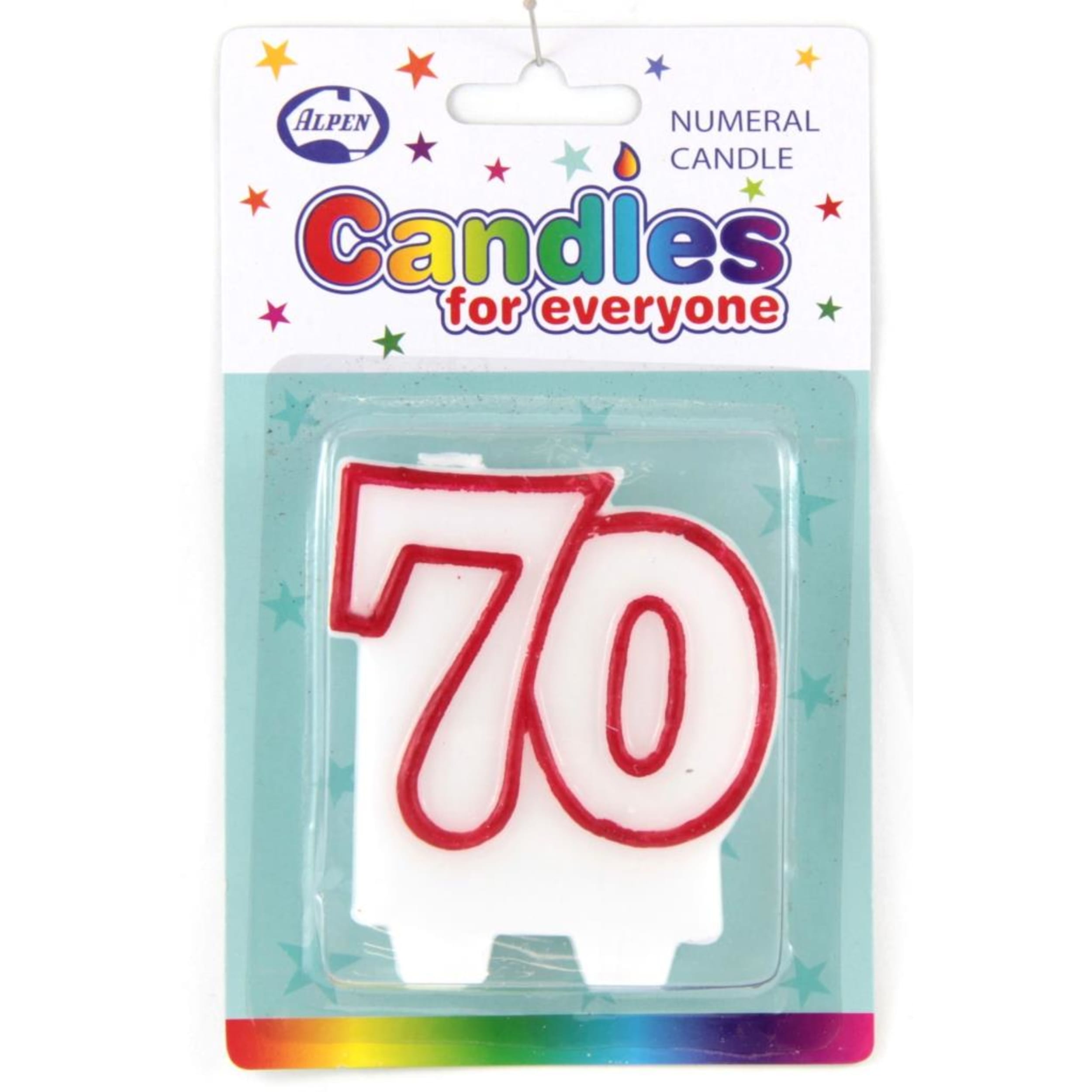Occasions # 70 (Red & White) Candle