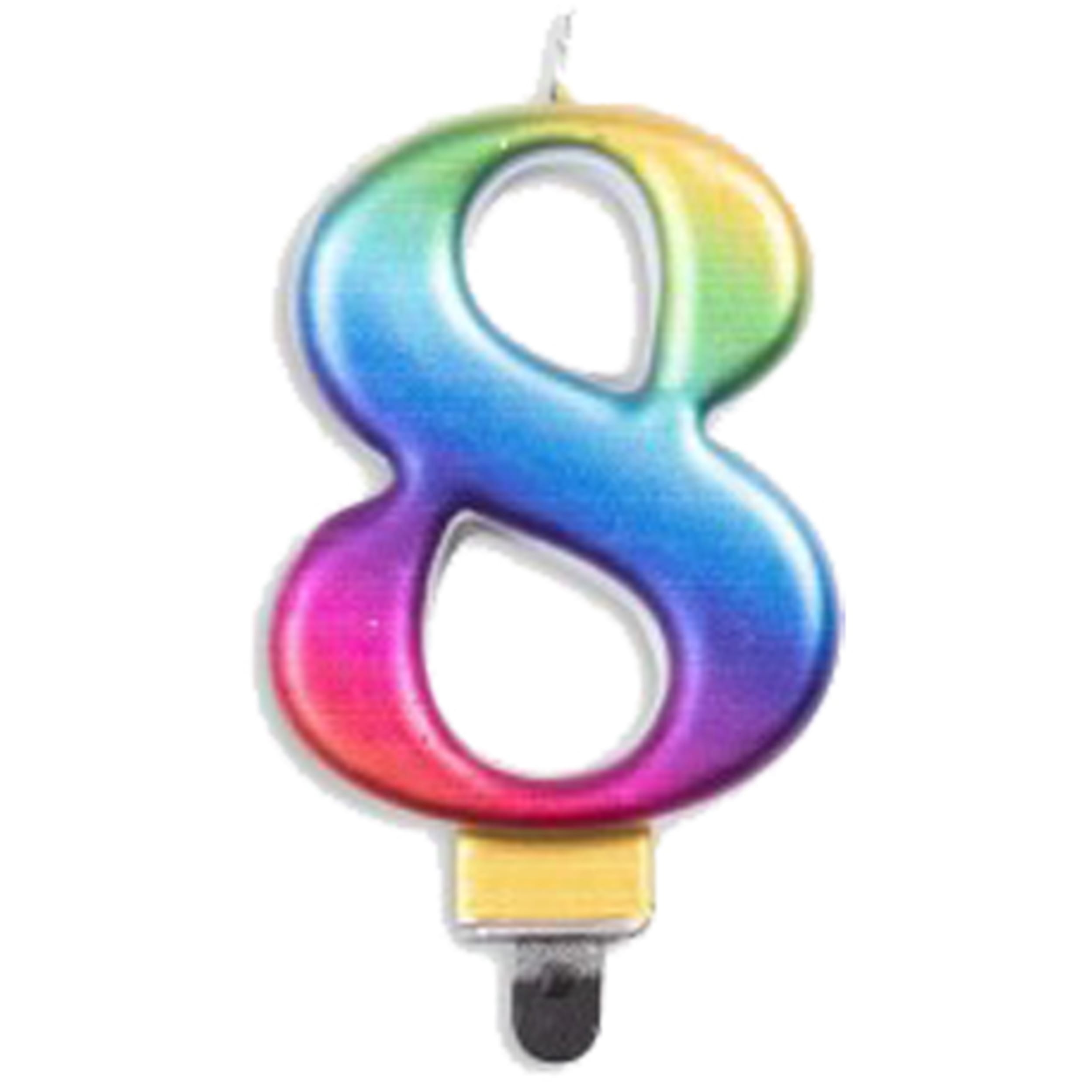 Occasions #8 Rainbow Jumbo Candle