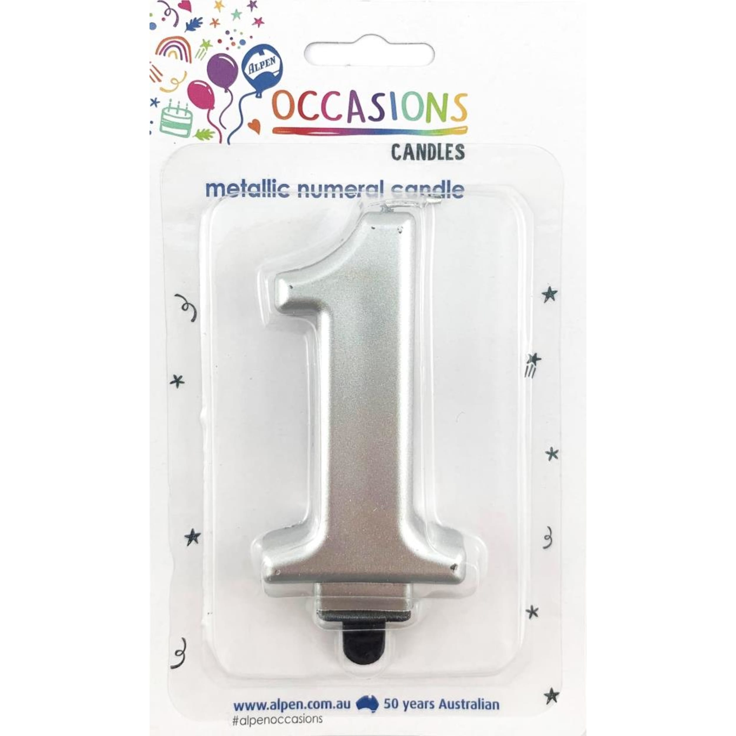 Occasions #1 Silver Jumbo Candle