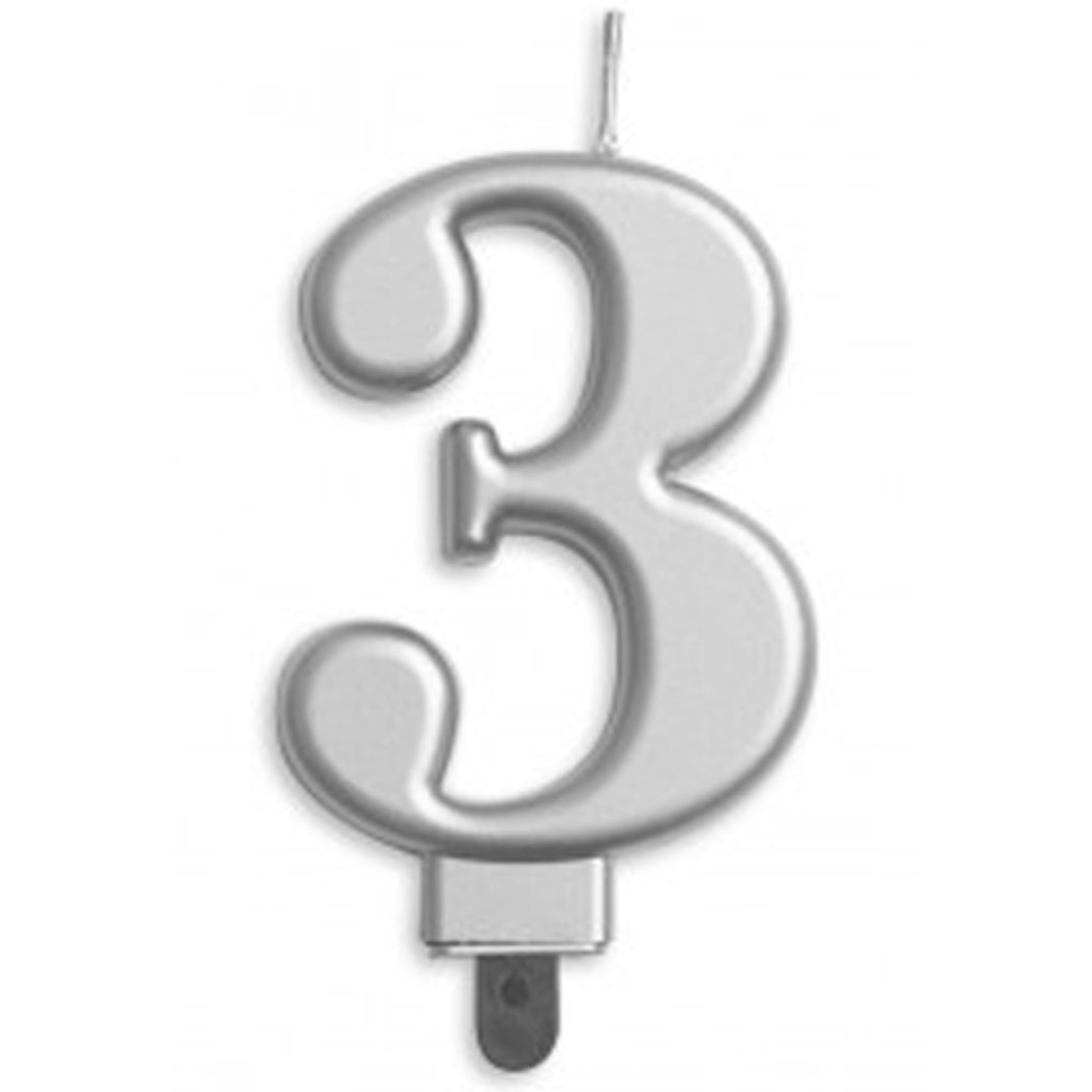 Occasions #3 Silver Jumbo Candle