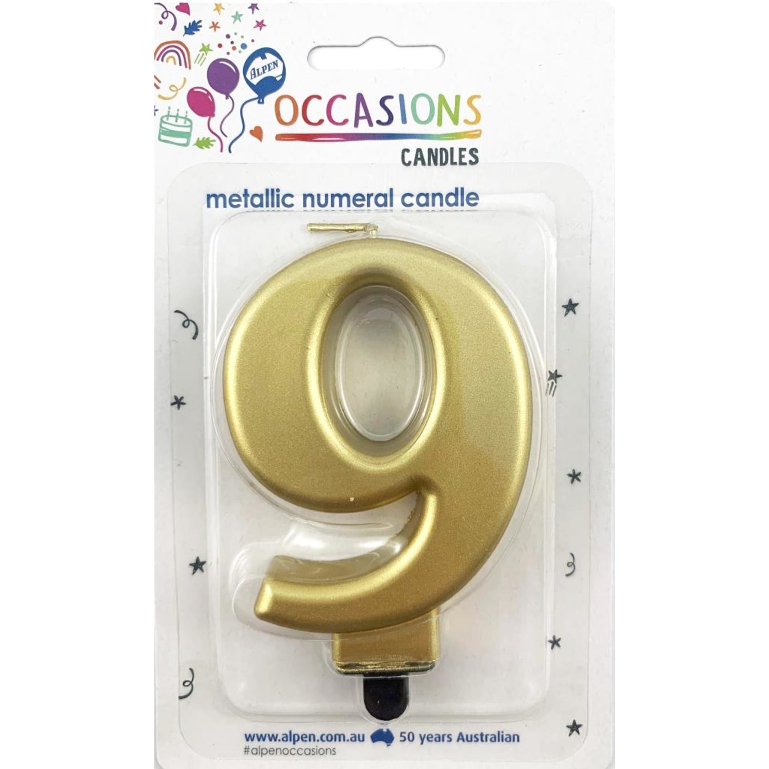 Occasions #9 Gold Jumbo Candle