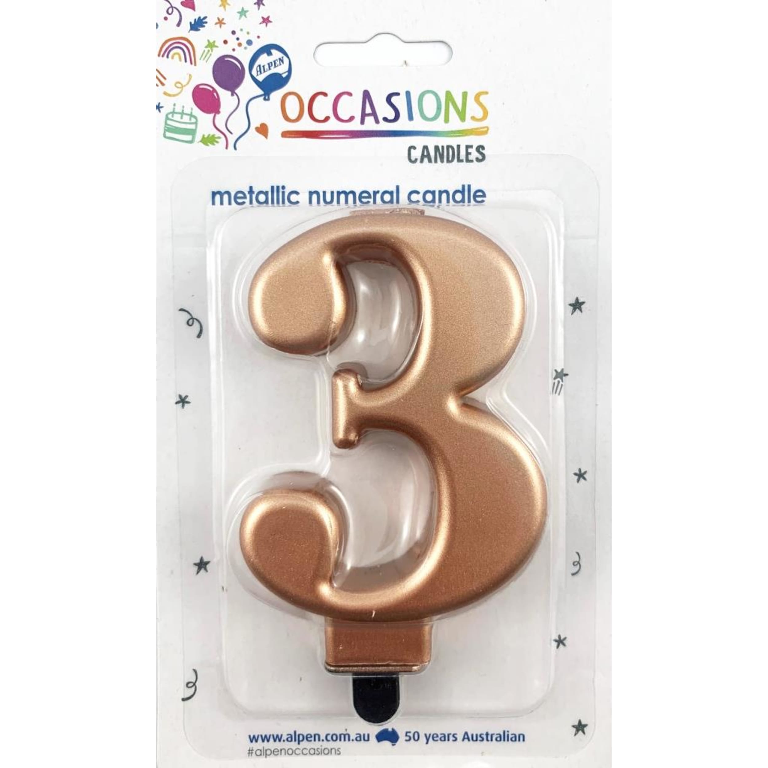 Occasions #3 Rose Gold Jumbo Candle