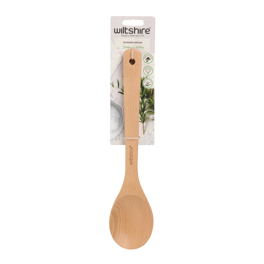 Wiltshire Beechwood Solid Spoon