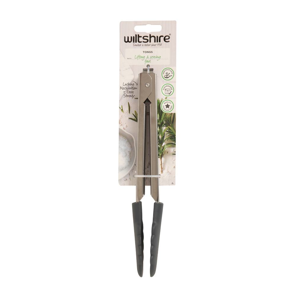 Wiltshire Grey Non-Stick Tongs 24cm