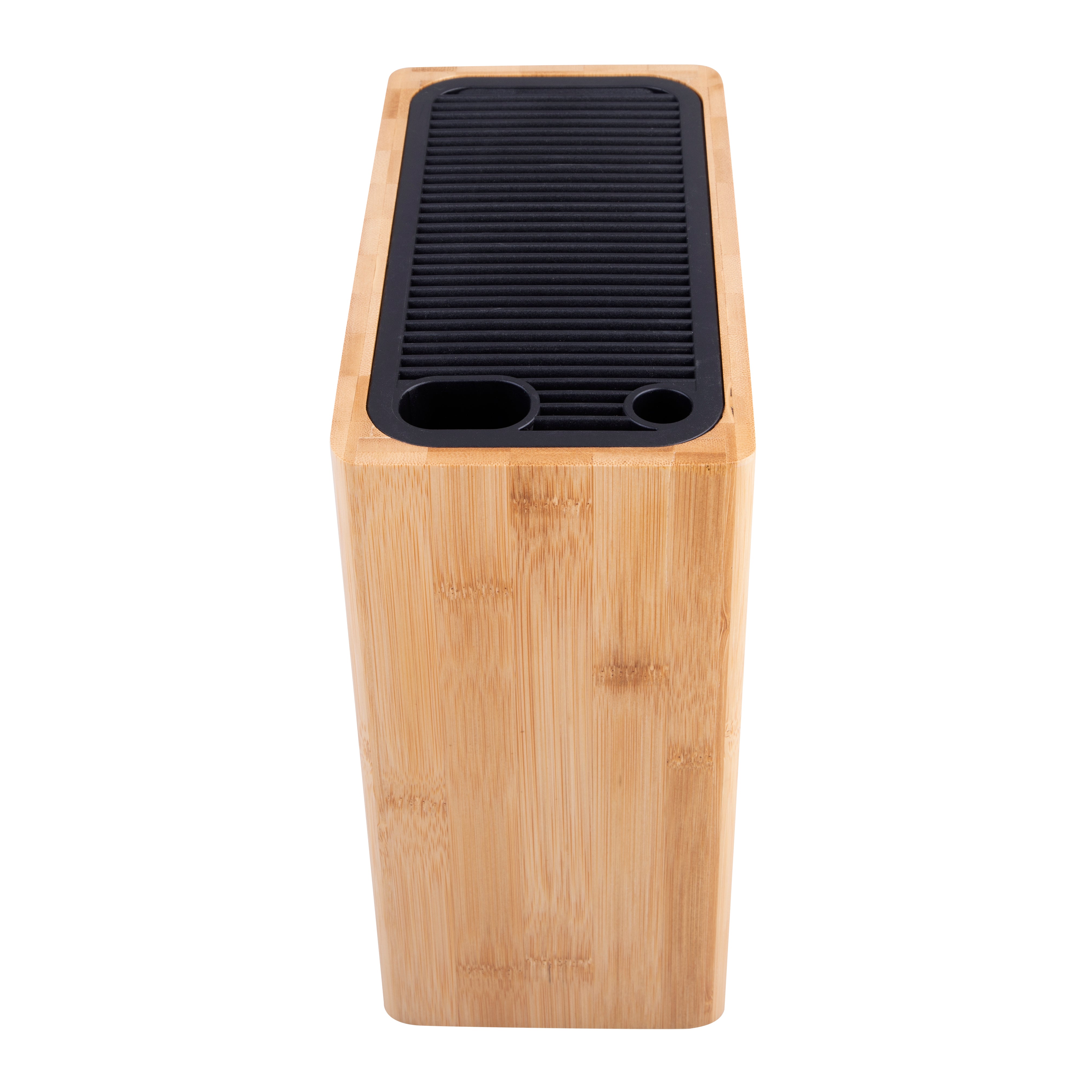 Appetito Rectangle Universal Knife Block - Bamboo