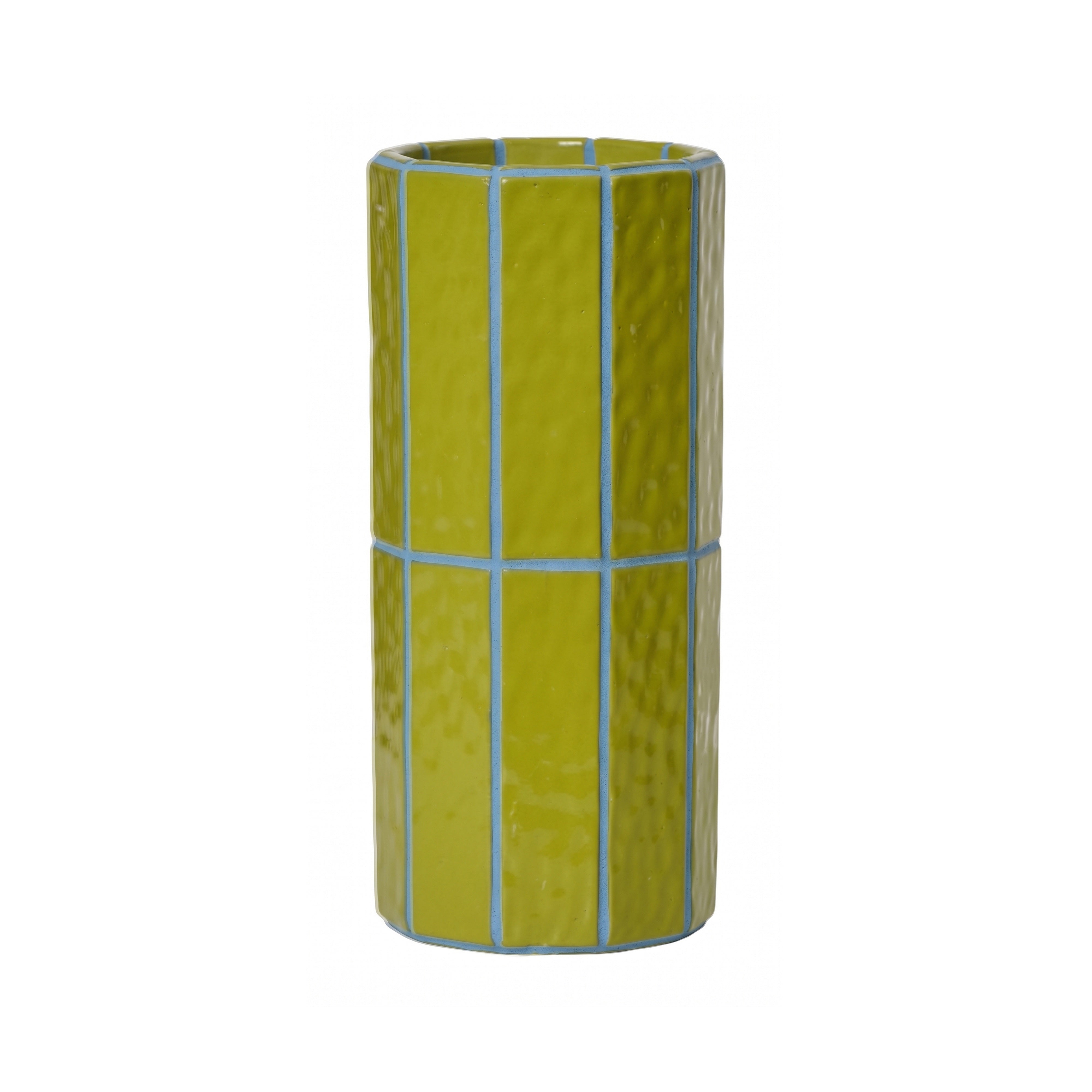 Emporium Sadie Tile Vase Deep Green & Blue