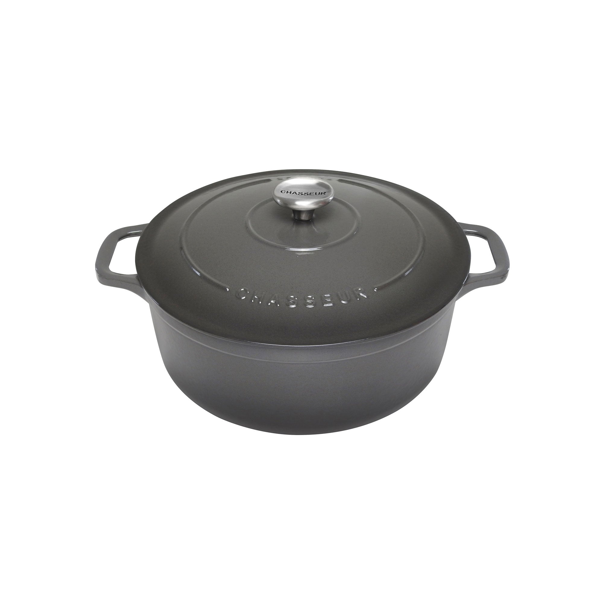 Chasseur Round French Oven - Caviar