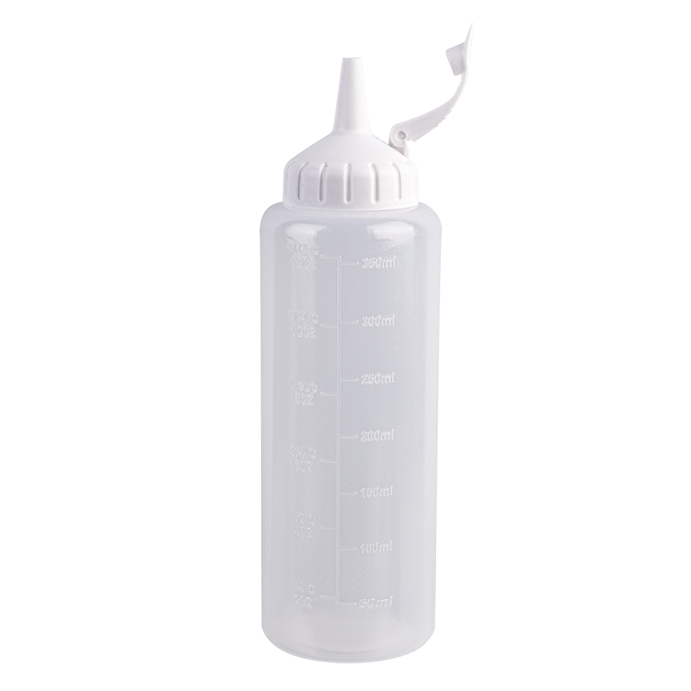 Appetito Plastic Squeeze Bottle 350ml (White Tops)