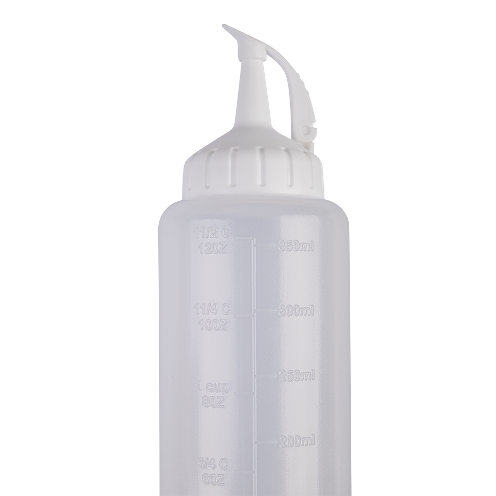 Appetito Plastic Squeeze Bottle 350ml (White Tops)