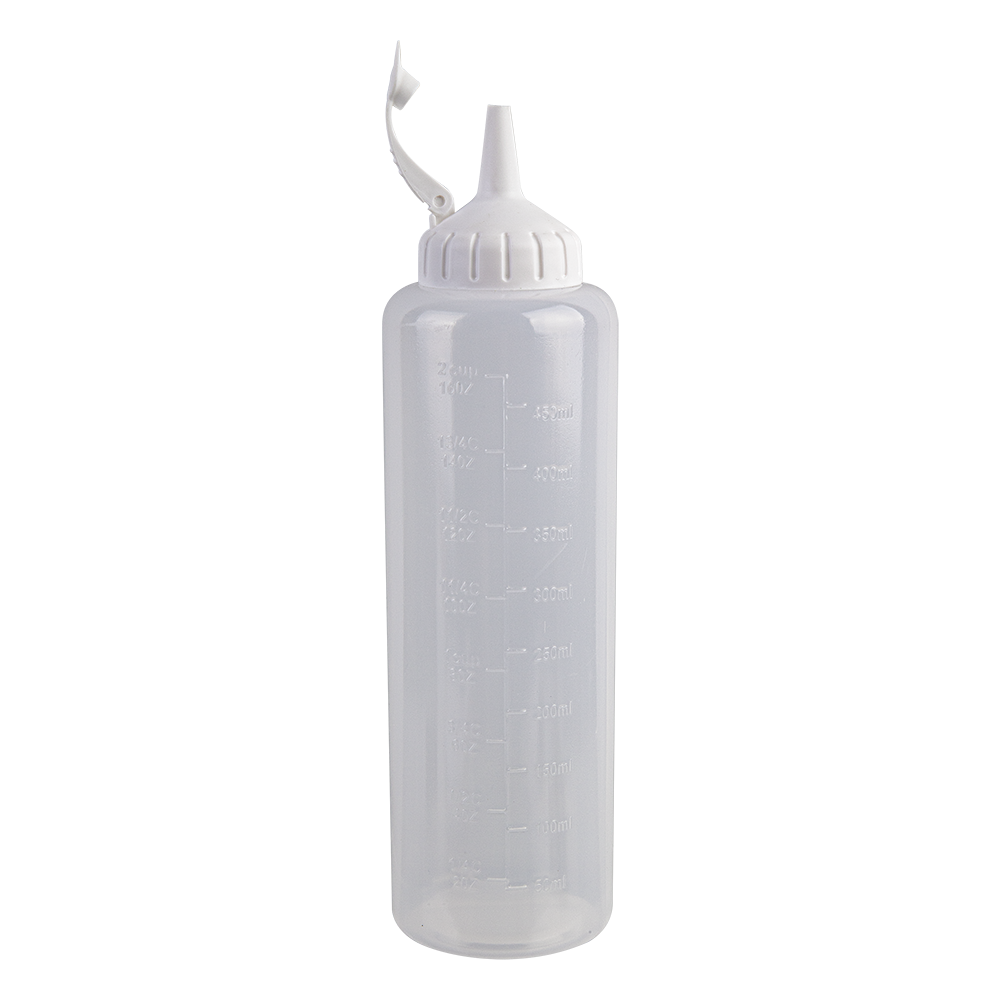 Appetito Plastic Squeeze Bottle 475ml (White Tops)