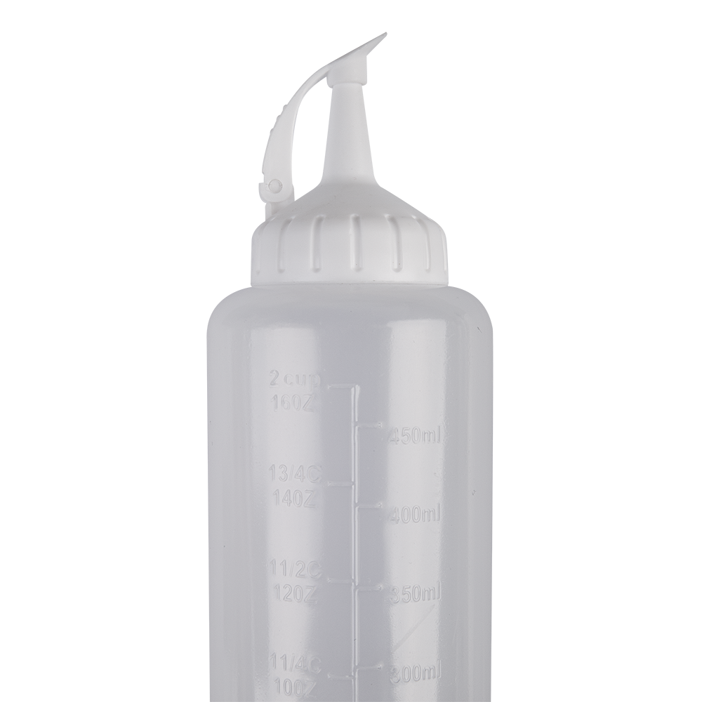Appetito Plastic Squeeze Bottle 475ml (White Tops)