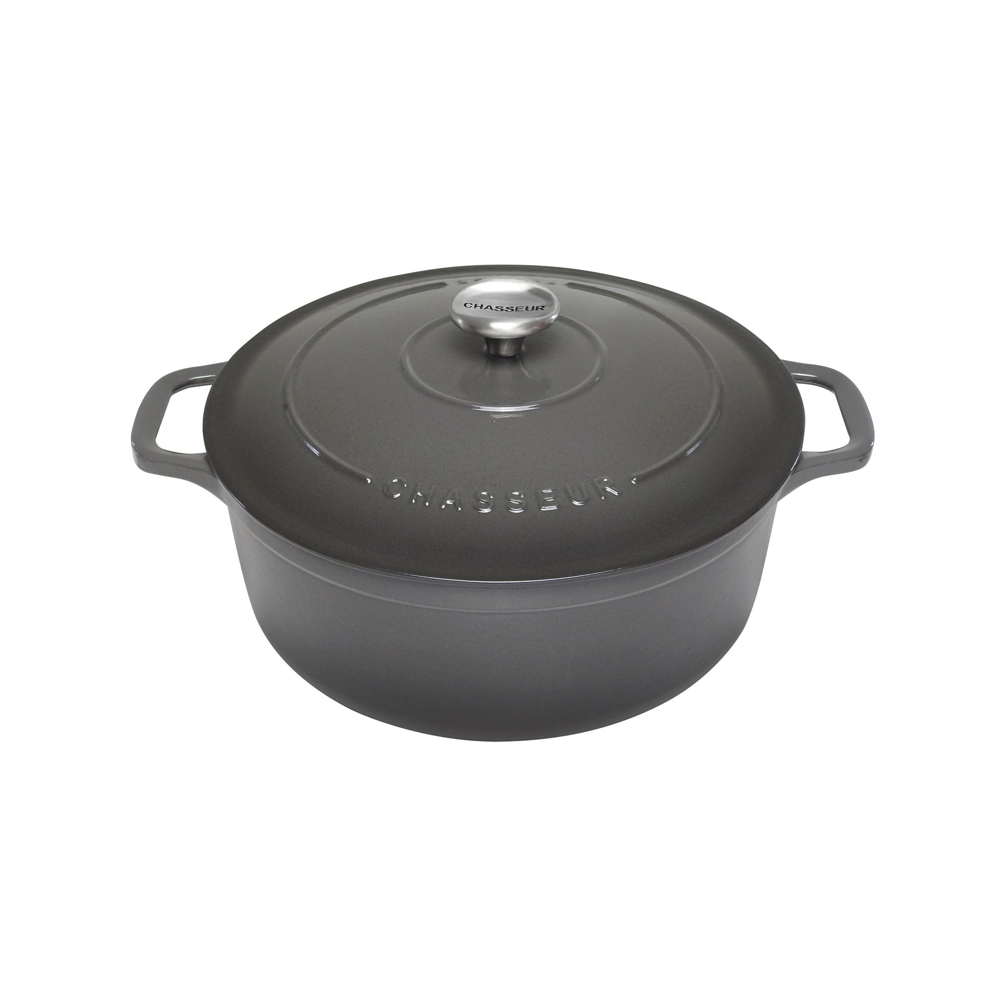 Chasseur Round French Oven - Caviar