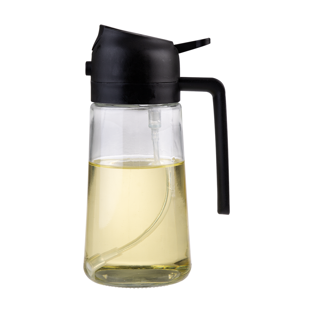 Appetito Dual Function Oil Sprayer & Pourer - Black
