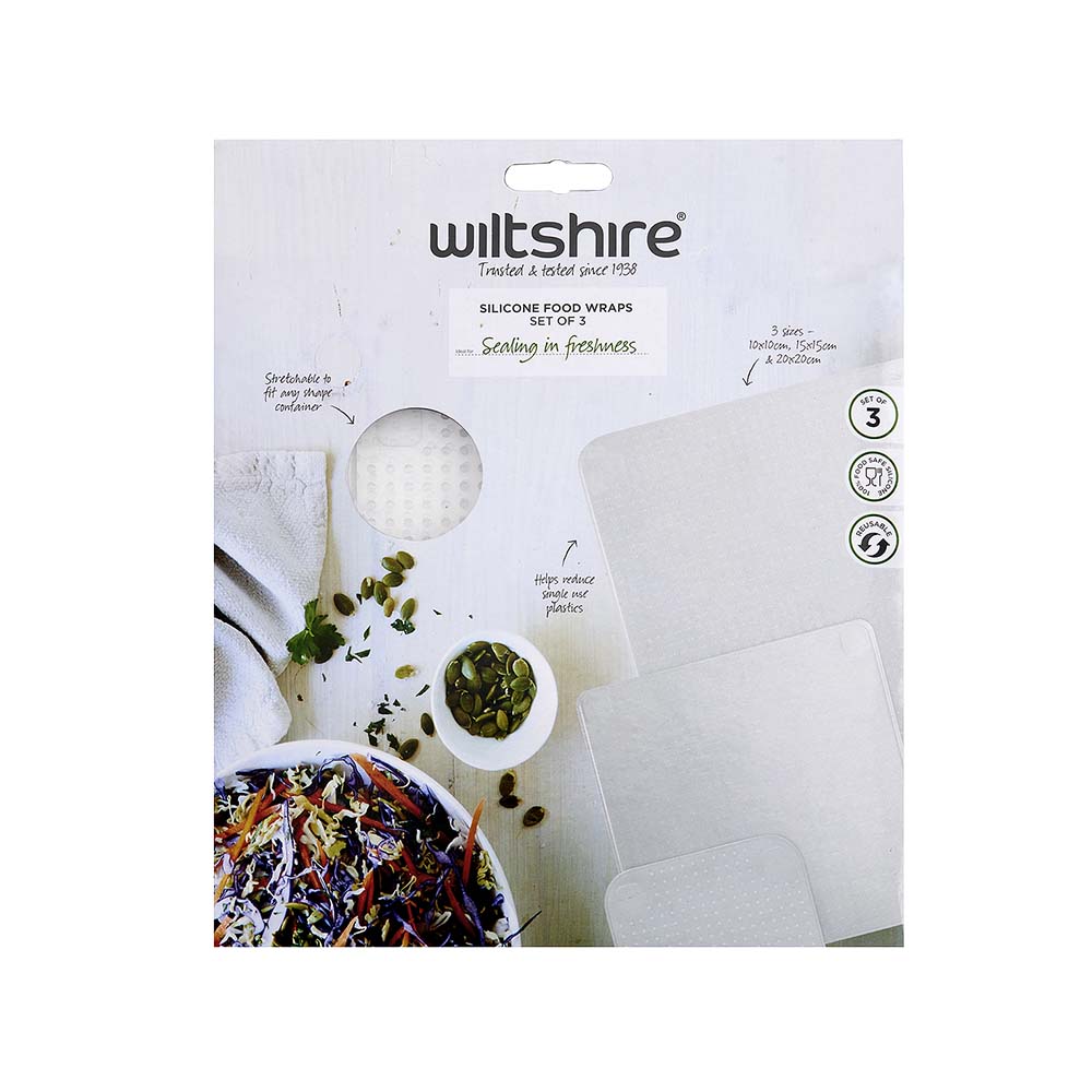 Wiltshire Silicone Food Wraps Set of 3