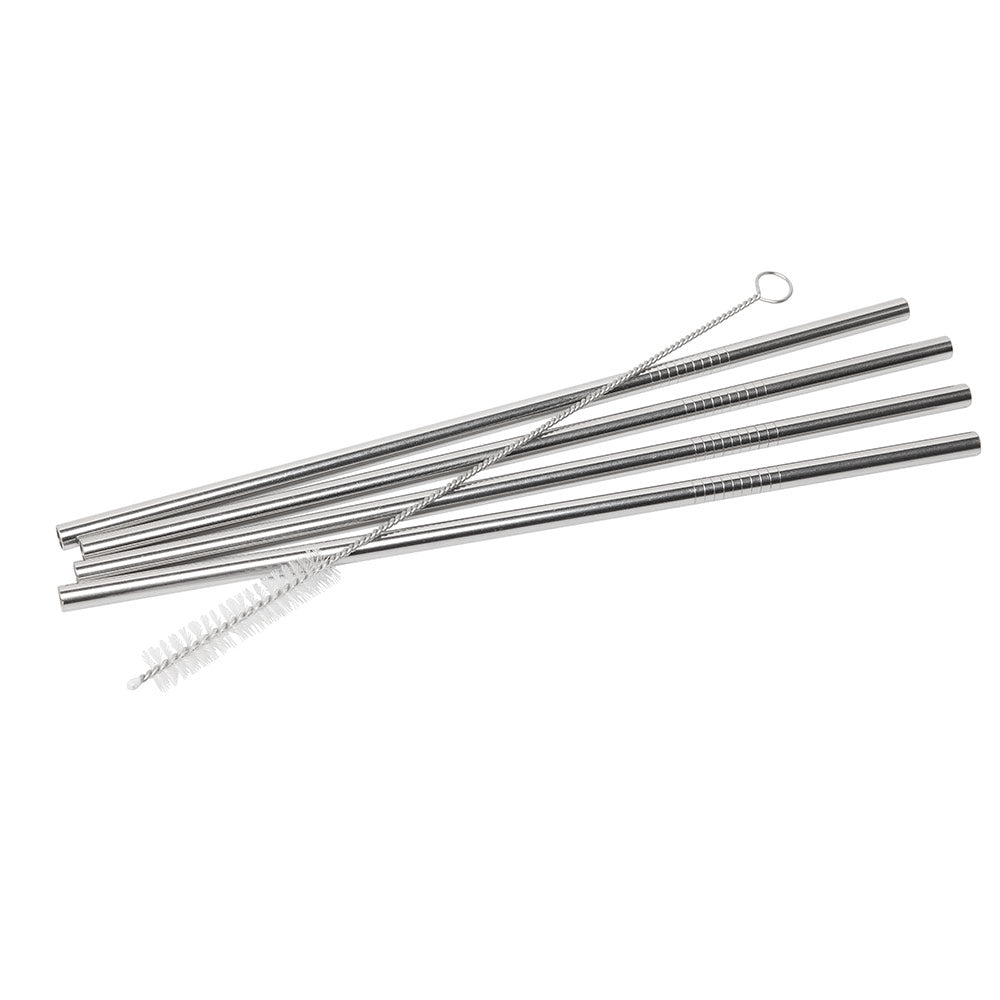 Wiltshire Reusable Stainless Steel Straws Pack of 4