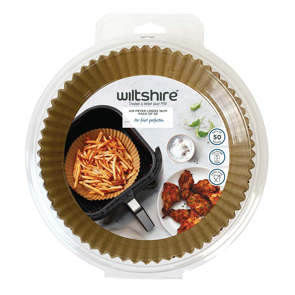 Wiltshire Air Fryer Liners 16cm Pack of 50 Round