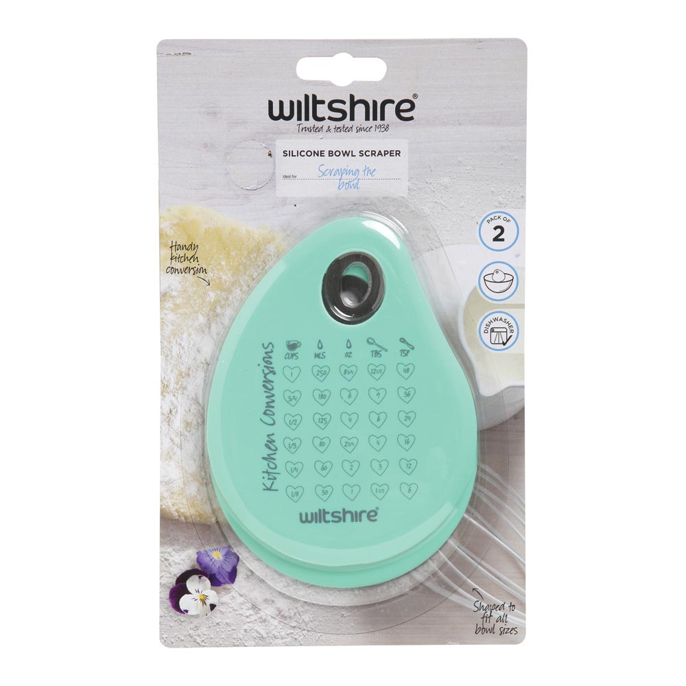Wiltshire Silicone Scraper Pack of 2