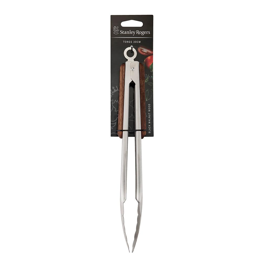 Stanley Rogers Black Walnut Tongs 30cm
