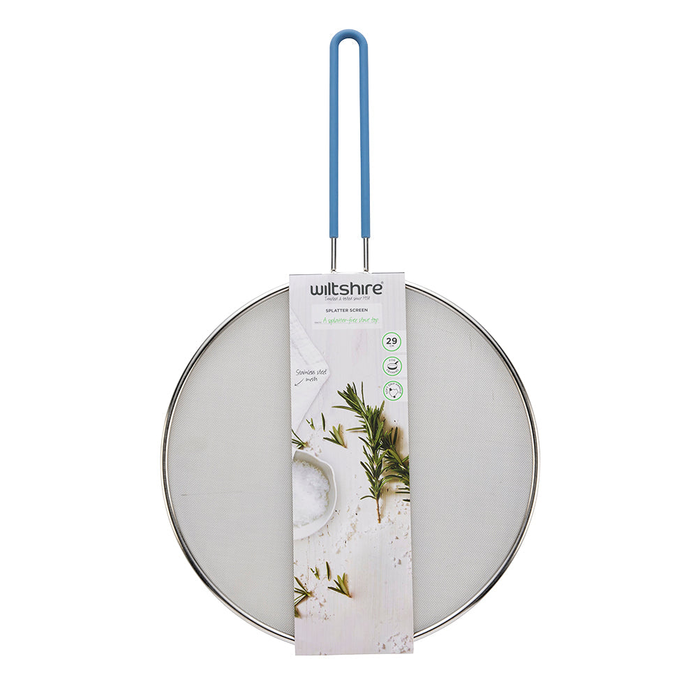 Wiltshire Stainless Steel Splatter Screen 29cm