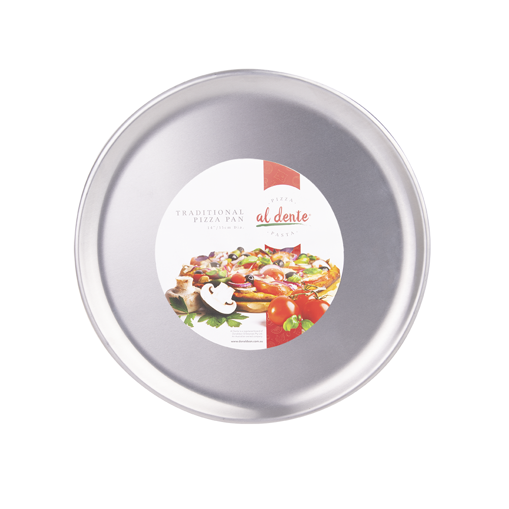 Al Dente Aluminium Pizza Pan 14"/35cm x 1mm
