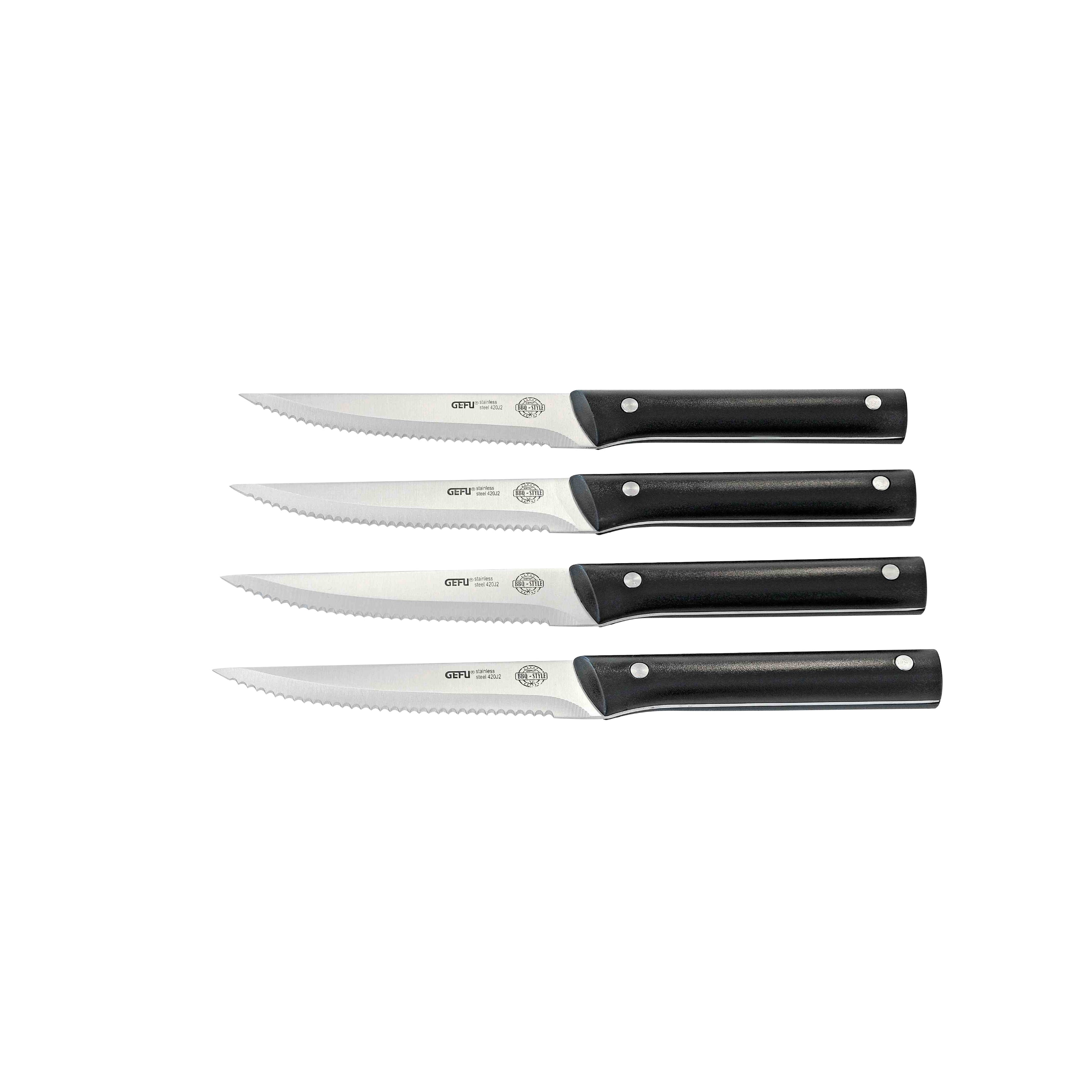 GEFU BBQ Steak Knives 4 Pieces - 12.5cm