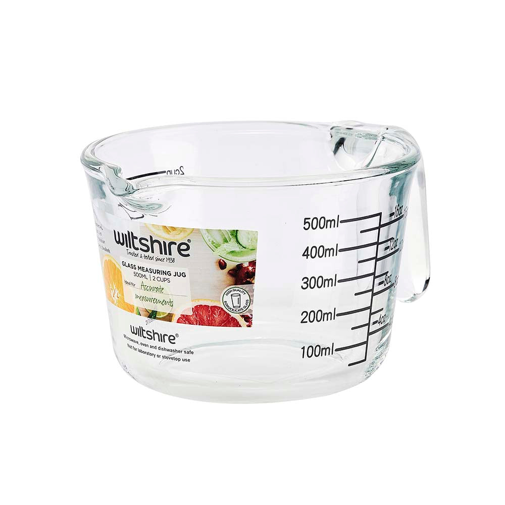 Wiltshire Glass Measuring Jug 500ml / 2 cups