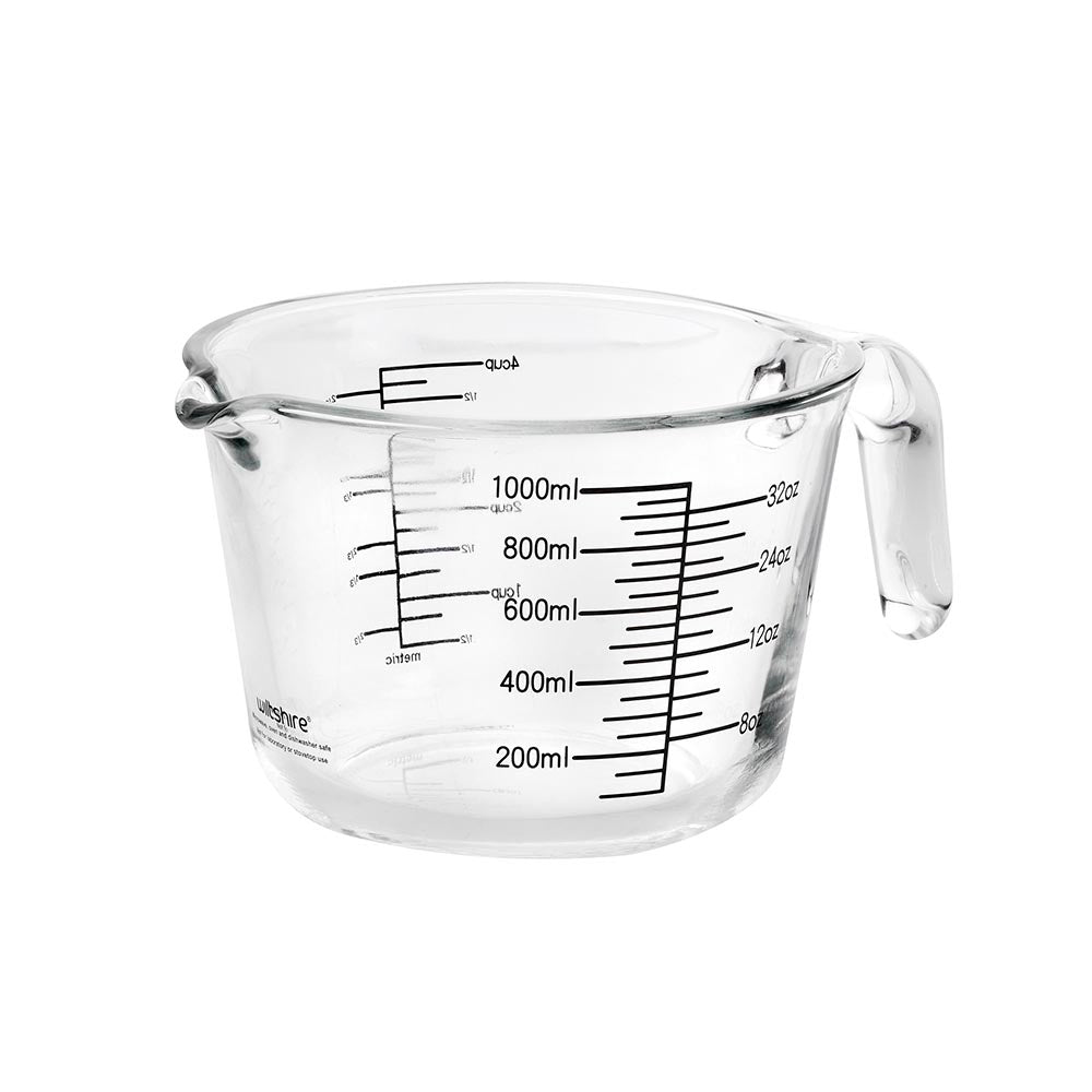 Wiltshire Glass Measuring Jug 1000ml / 4 cups