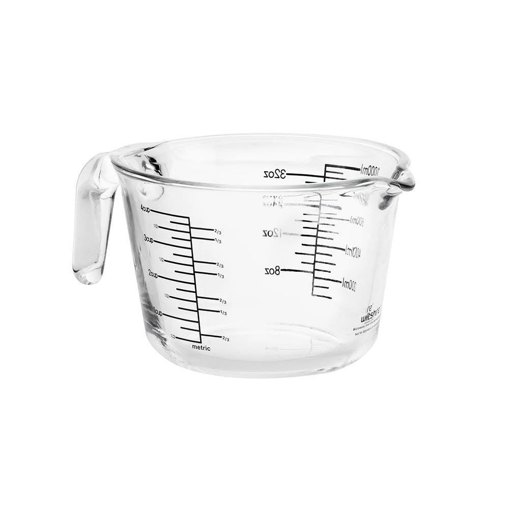 Wiltshire Glass Measuring Jug 1000ml / 4 cups