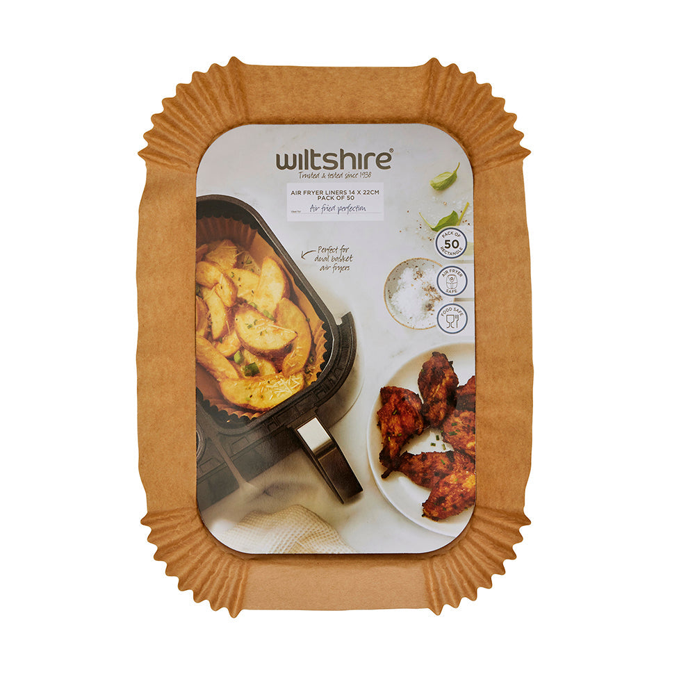 Wiltshire Air Fryer Liners 22cm Pack of 50 Rectangle