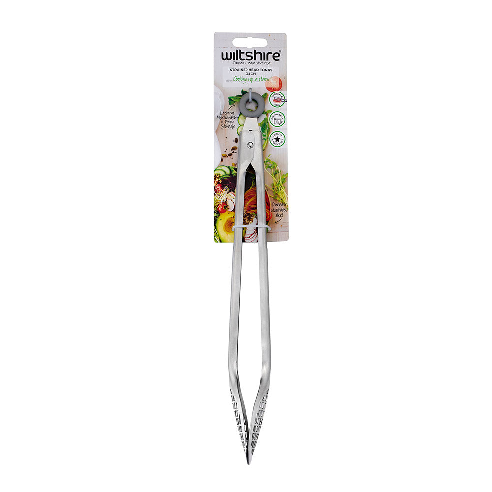 Wiltshire Strainer Head Tongs 34cm
