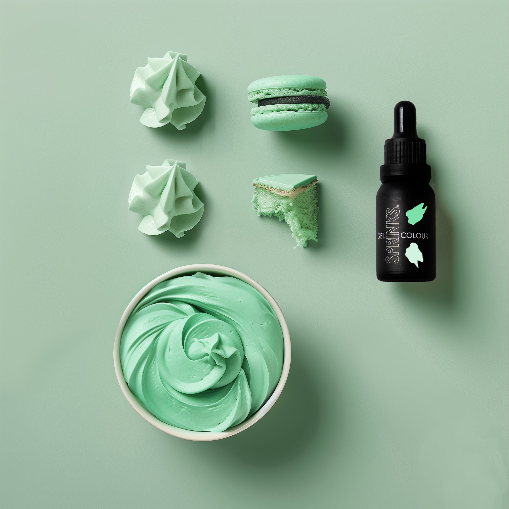 Sprinks Minty Fresh Gel Colour 15ml