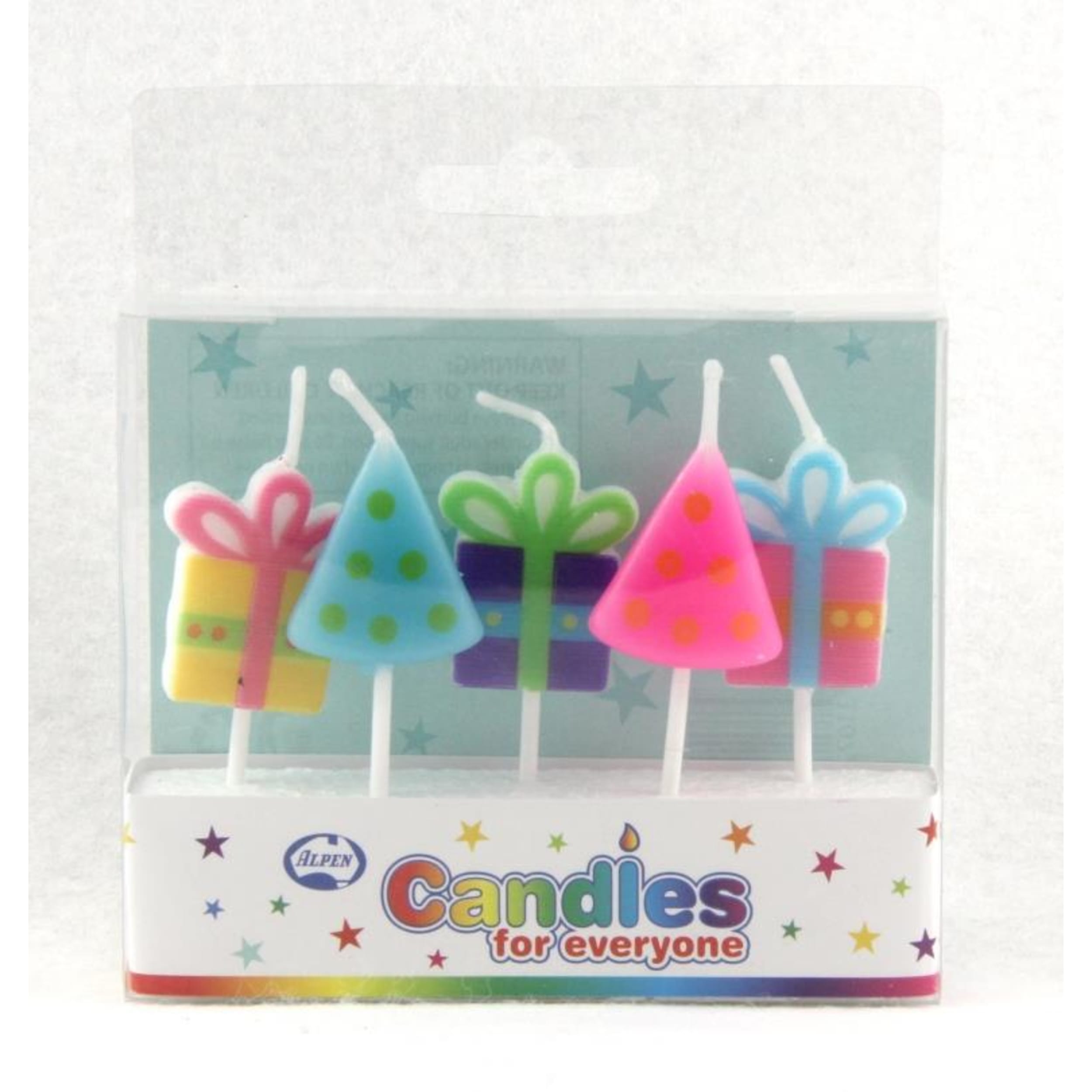 Occasions Party Time Candles PVC 5