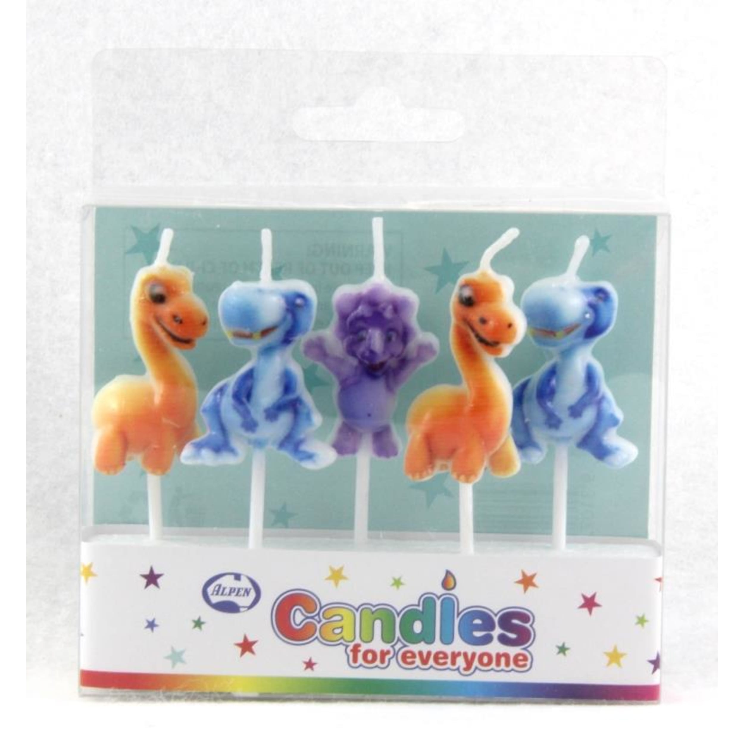 Occasions Dinosaurs Candles PVC 5